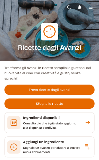 App di Ricette con Avanzi