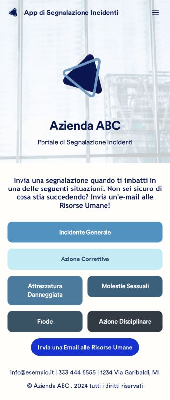 App di Segnalazione Incidenti