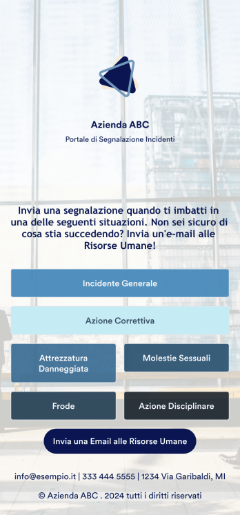 App di Segnalazione Incidenti
