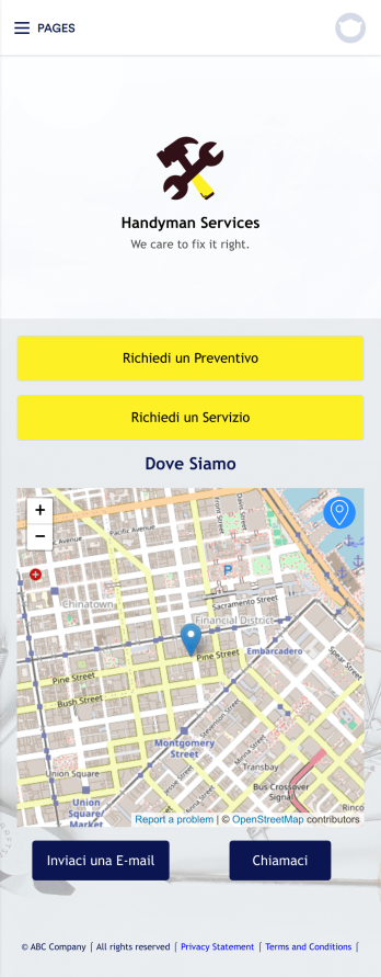 App di Servizi Tuttofare Template