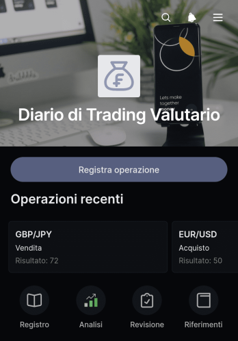 App Diario delle Operazioni Valutarie