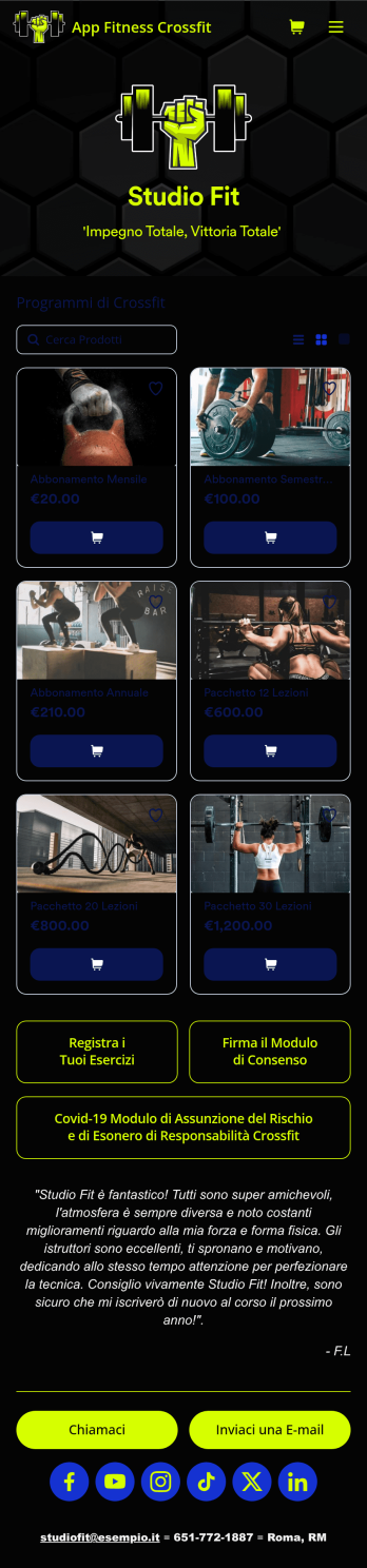 App Fitness Crossfit