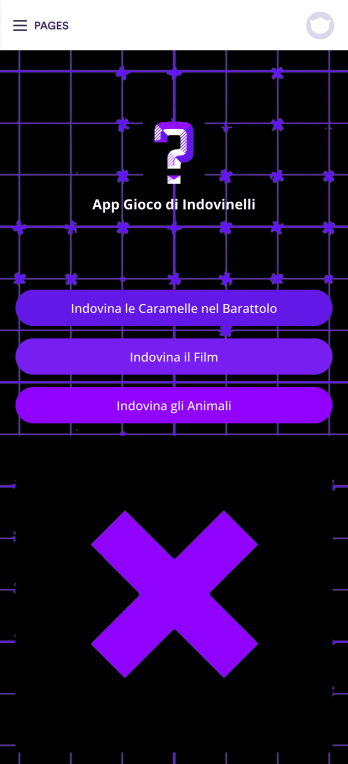 App Gioco di Indovinelli Template
