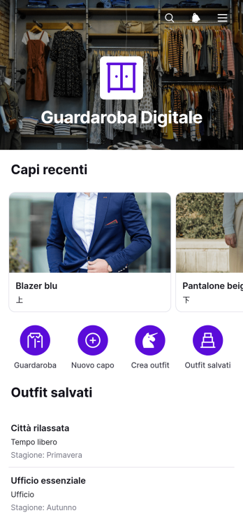 App Guardaroba Digitale