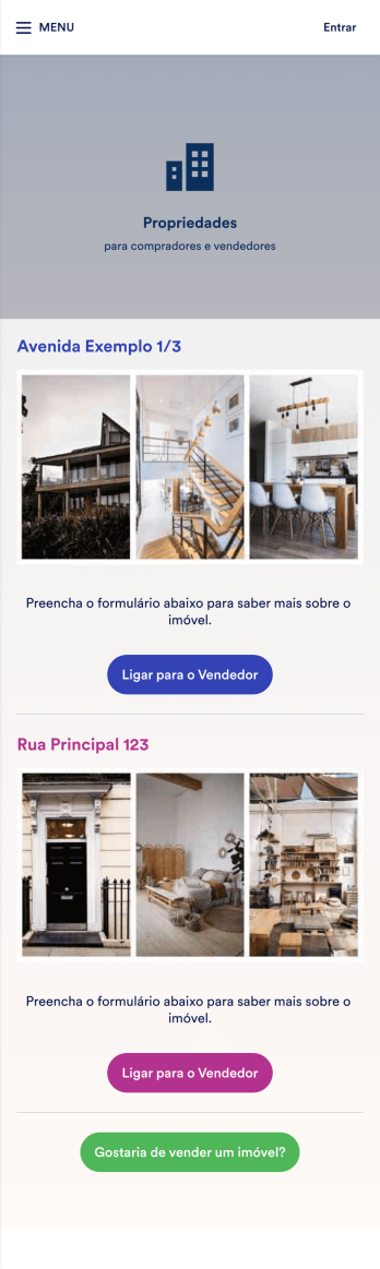 App Imobiliário Template