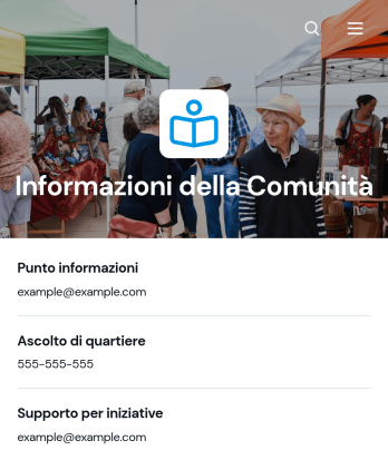 App Informativa per la Comunità
