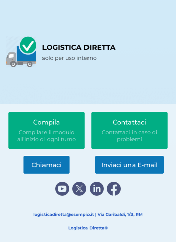 App Lista di Controllo per Ispezione Veicoli Template