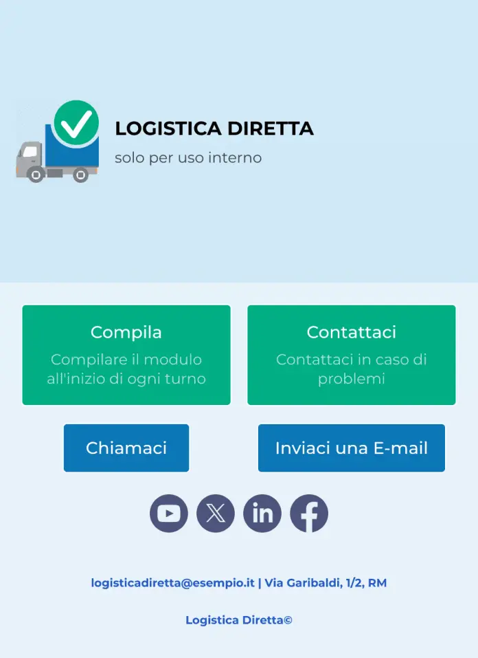 App Lista di Controllo per Ispezione Veicoli