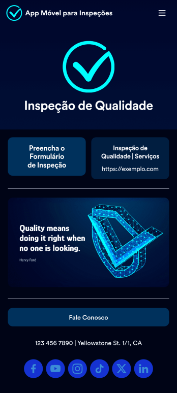 App Móvel para Inspeções