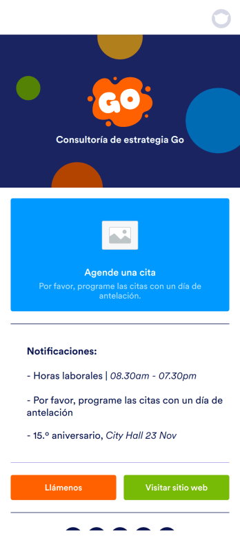 App para agendar Template