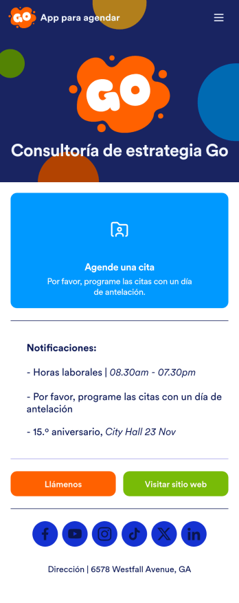 App para agendar