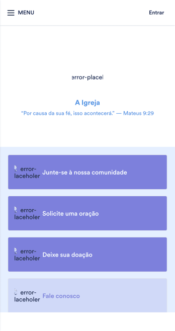App para Igrejas Template