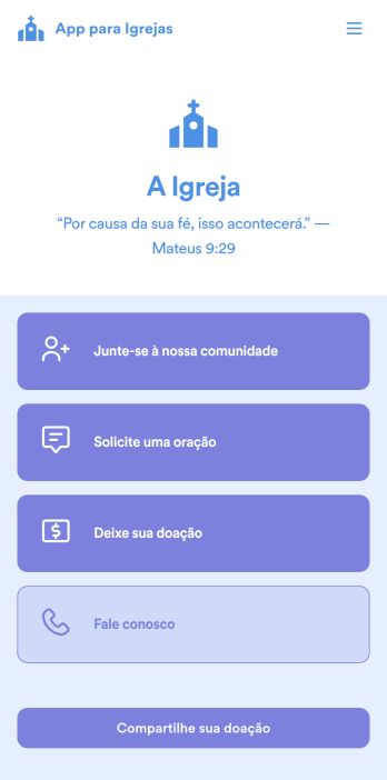 App para Igrejas