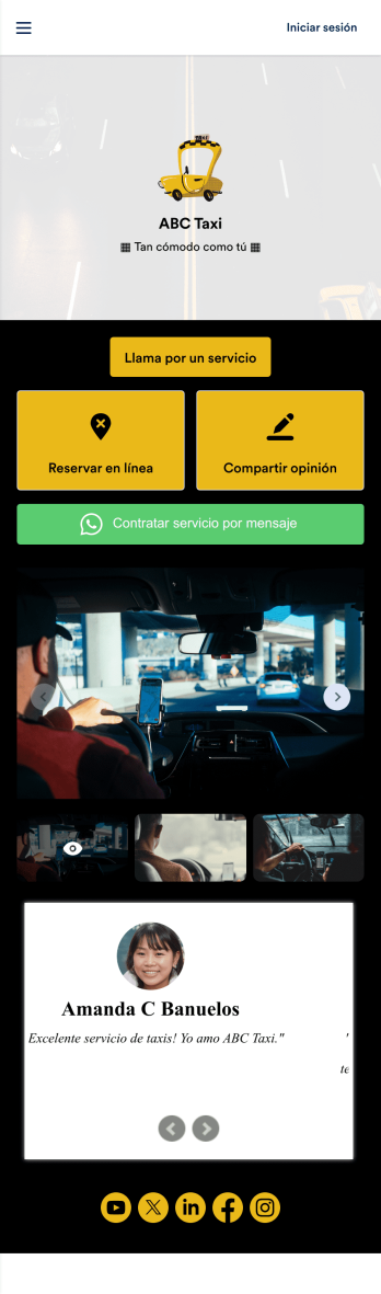 App para reserva de taxi