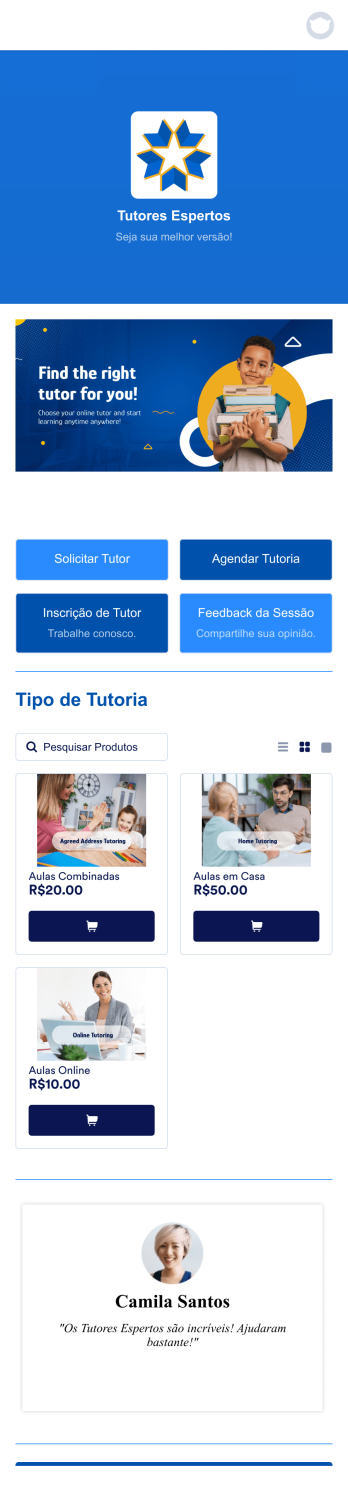 App para Tutoria Template