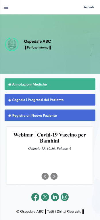 App per Annotazioni Mediche
