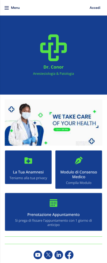 App per Appuntamenti dal Medico Template
