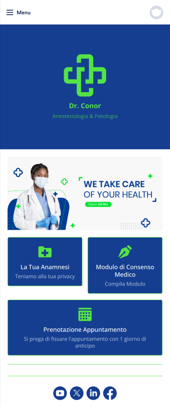App per Appuntamenti dal Medico Template