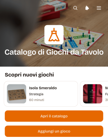 App per Catalogo di Giochi da Tavolo