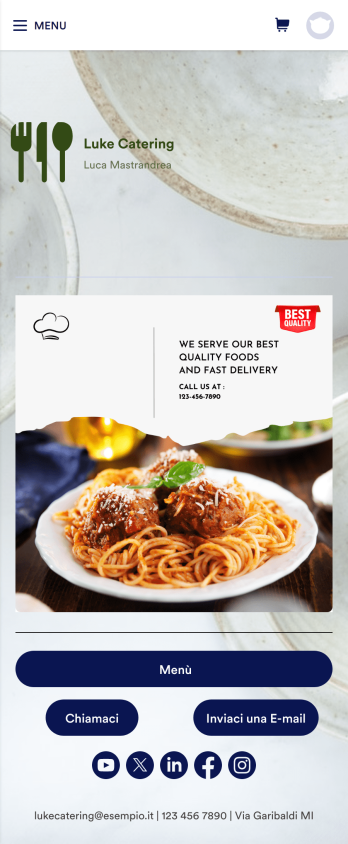 App per Catering Template