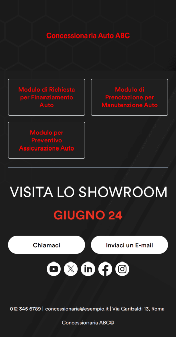 App per Concessionaria Auto
