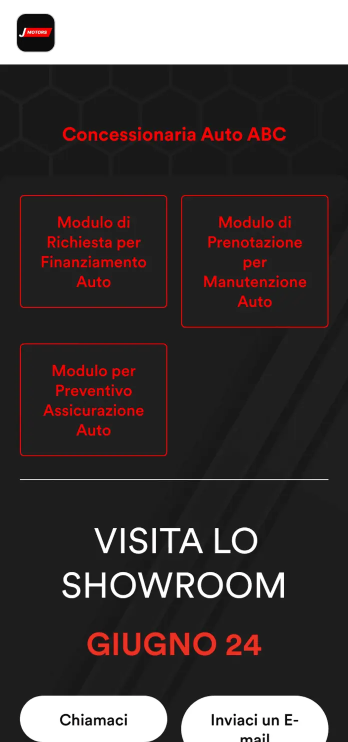 App per Concessionaria Auto