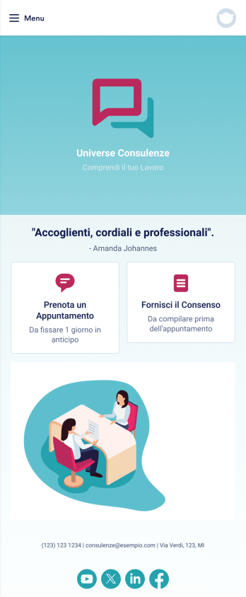 App per Consulenze Template