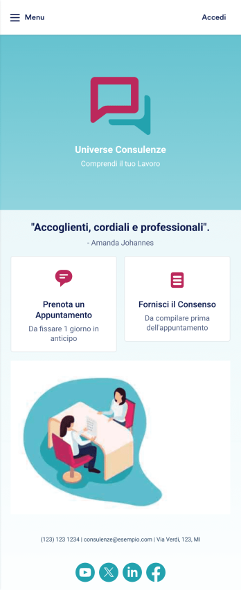 App per Consulenze Template