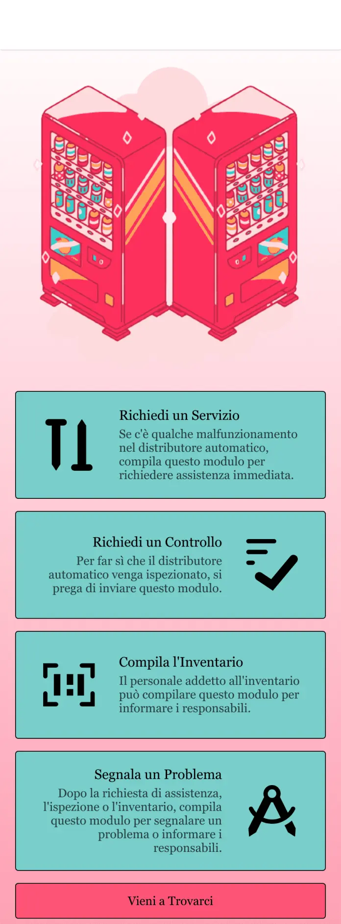 App per Distributori Automatici