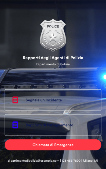 App per i Rapporti degli Agenti di Polizia