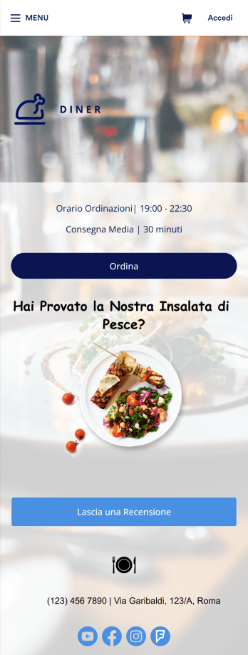 App per il Food Delivery