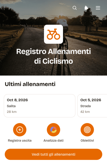 App per il Monitoraggio degli Allenamenti di Ciclismo