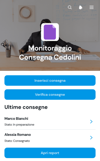 App per il Monitoraggio della Consegna delle Buste Paga