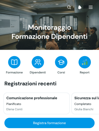 App per il Monitoraggio della Formazione dei Dipendenti