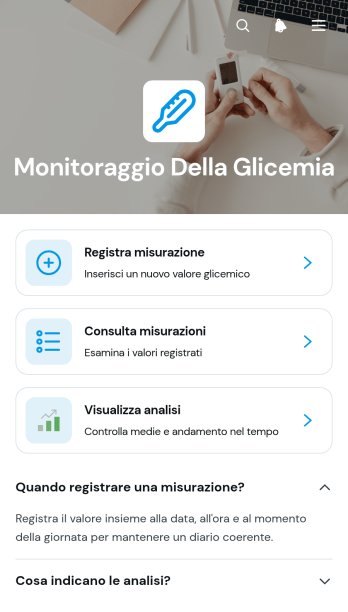 App per il Monitoraggio della Glicemia