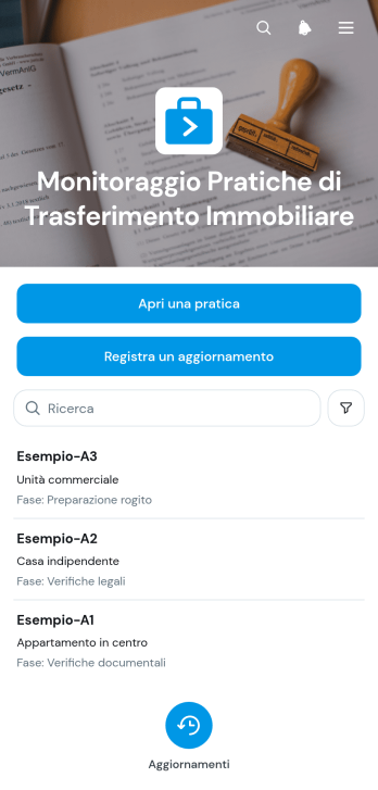 App per il Monitoraggio delle Pratiche di Trasferimento Immobiliare