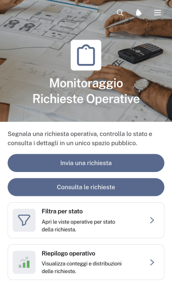 App per il Monitoraggio delle Richieste Operative