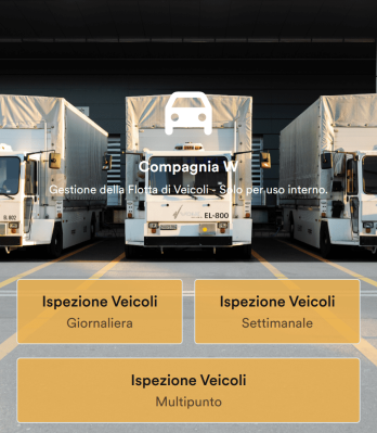 App per Ispezione Digitale dei Veicoli Template