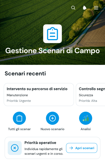App per la Gestione degli Scenari sul Campo