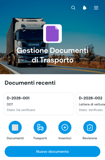 App per la Gestione dei Documenti di Trasporto