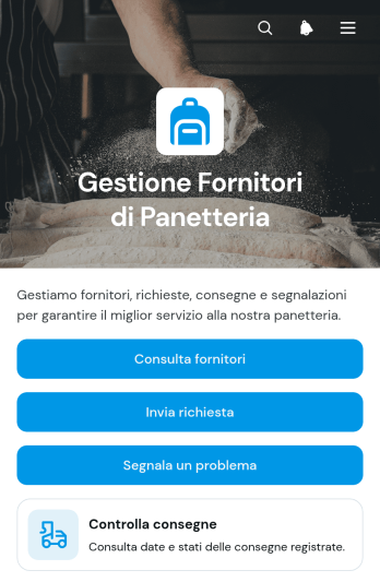 App per la Gestione dei Fornitori di Panifici