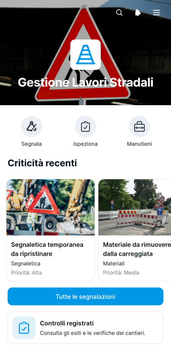 App per la Gestione dei Lavori Stradali