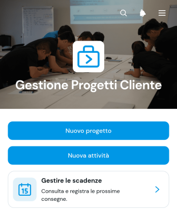 App per la Gestione dei Progetti dei Clienti