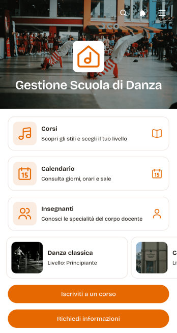 App per la Gestione di una Scuola di Danza