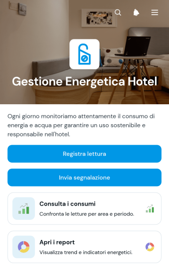 App per la Gestione Energetica degli Hotel