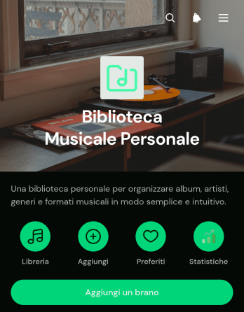 App per la Libreria Musicale Personale