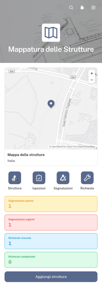 App per la Mappatura delle Strutture