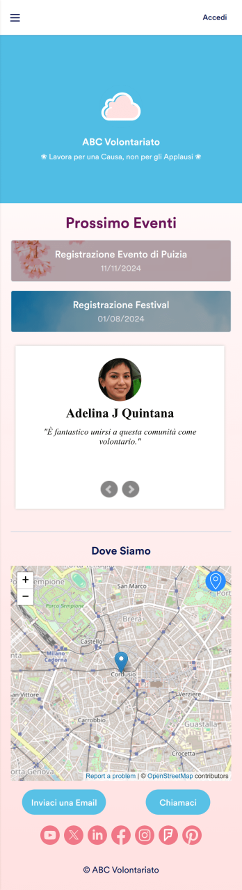 App per la Pianificazione dei Volontari