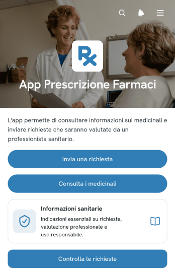 App per la Prescrizione di Farmaci