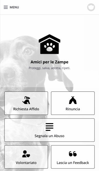 App per la Protezione degli Animali Domestici Template